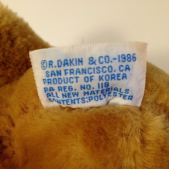 Vintage Dakin Ker-Plunk Holiday Ice Skating 9" Teddy Bear 1986 - Picture 10 of 11